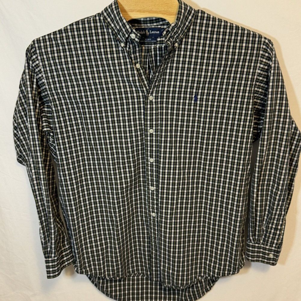 Ralph Lauren‎ Blake Men's XL Multicolor Plaid Long Sleeve Button Shirt - Picture 2 of 5